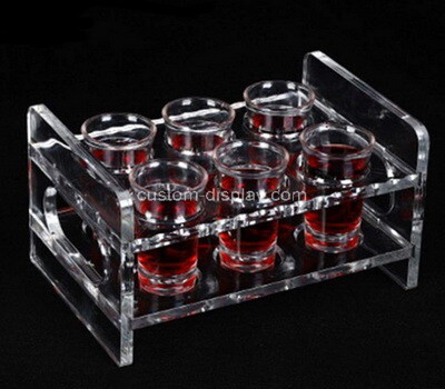 Perspex manufacturer customize acrylic bar shot glass holder