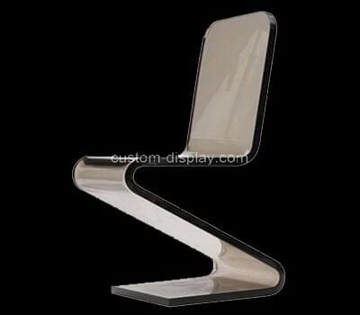 Acrylic supplier customize plexiglass Z shape chair