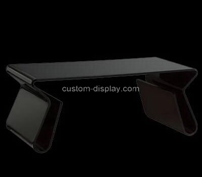 Acrylic supplier customize plexiglass coffee table with magazine holder