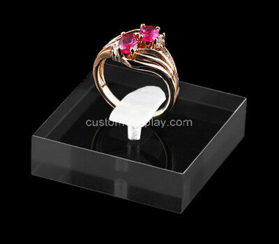 Plexiglass supplier customize acrylic jewelry ring display block