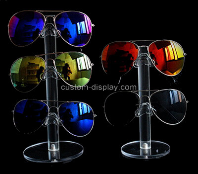 Plexiglass supplier customize acrylic sunglasses display rack