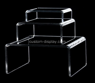 Lucite factory customize acrylic retail display riser