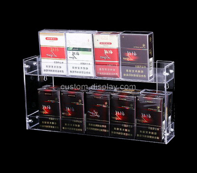 Perspex supplier customize countertop acrylic cigarette display holder