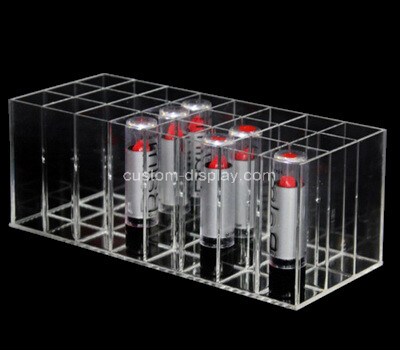 Plexiglass manufacturer customize lucite lipstick display holders