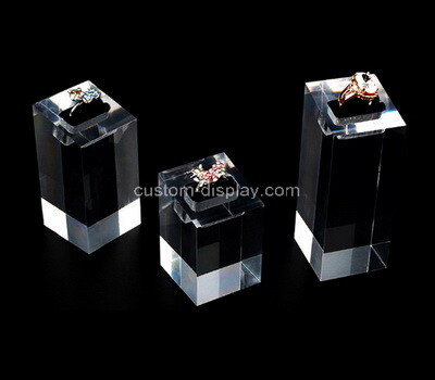 Plexiglass manufacturer customize lucite ring display block