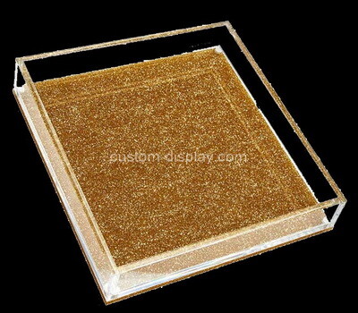 Acrylic manufacturer customize plexiglass serving tray