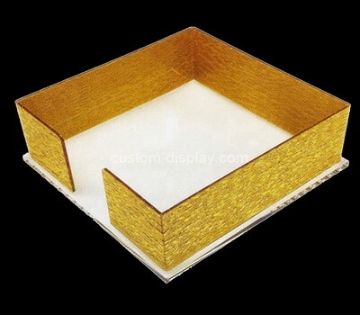 Acrylic manufacturer customize plexiglass napkin tissue holder tray