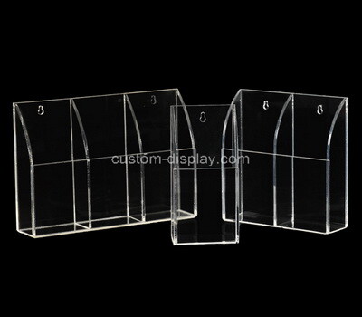 Acrylic manufacturer customize wall clear acrylic pamphlet holders