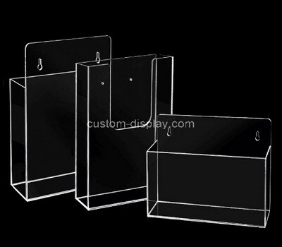 Acrylic manufacturer customize wall lucite pamphlet holders