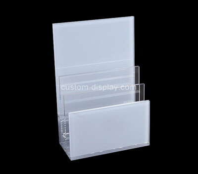 Acrylic factory customize desktop perspex notebook holder