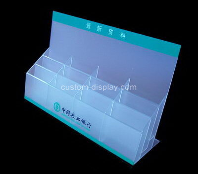 Acrylic supplier customize countertop plexiglass leaflet holders