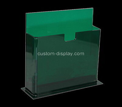 Acrylic supplier customize desktop plexiglass magazine holder