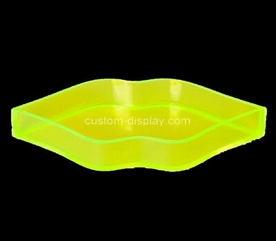 Acrylic supplier customize cute plexiglass serving tray