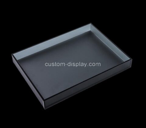 Acrylic supplier customize plexiglass table top organiser tray