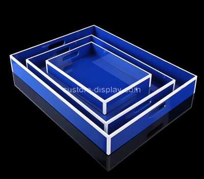 Perspex manufacturer customize plexiglass serving holder trays
