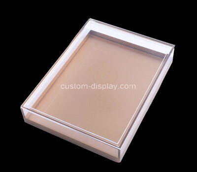 Plexiglass supplier customize acrylic bath organizer tray