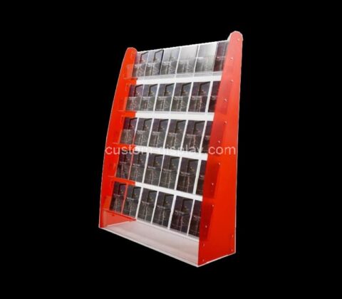 Acrylic supplier customize plexiglass multi pocket literature holders