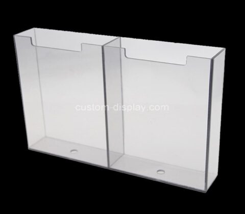 Plexiglass supplier customize acrylic magazine holders