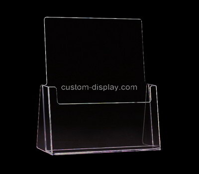 Plexiglass supplier customize lucite desktop pamphlet holder