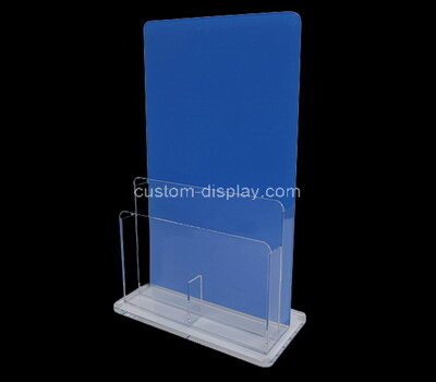Plexiglass supplier customize acrylic countertop pamphlet holder