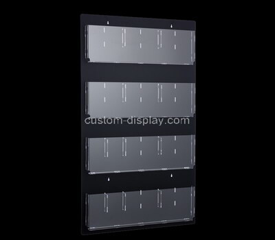 Perspex supplier customize hanging acrylic multi tiers leaflet holders