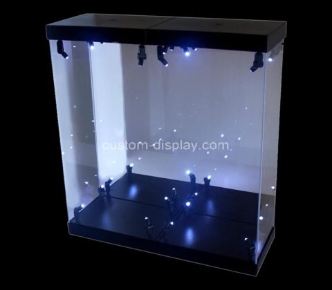 Custom lighted display cases for collectibles