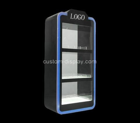 Custom small lighted curio cabinet