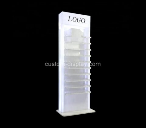 Custom acrylic curio cabinet lighting