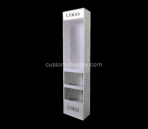 Custom tall display cabinet with lights