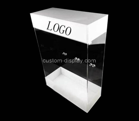 Custom plexiglass small lighted curio cabinet