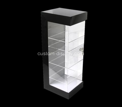 Custom acrylic curio cabinet with light