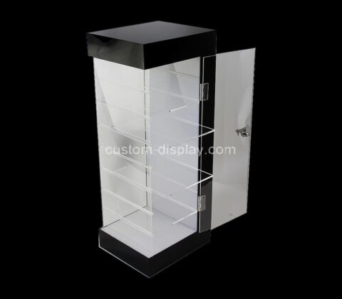 Custom plexiglass illuminated display cabinet