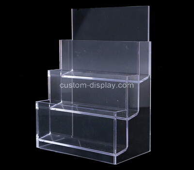 Perspex supplier customized acrylic multi pocket pamphlet holders
