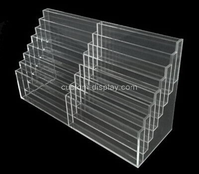 Perspex supplier customized acrylic multi pockets brochure holders