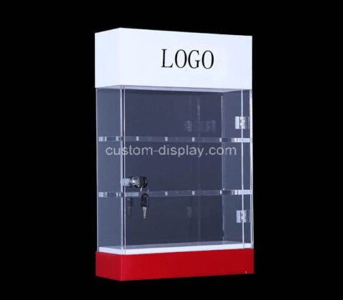 Custom small lighted display cabinet