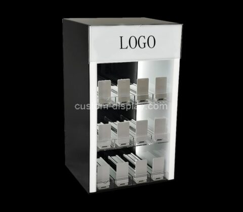 Custom lighted small curio cabinet