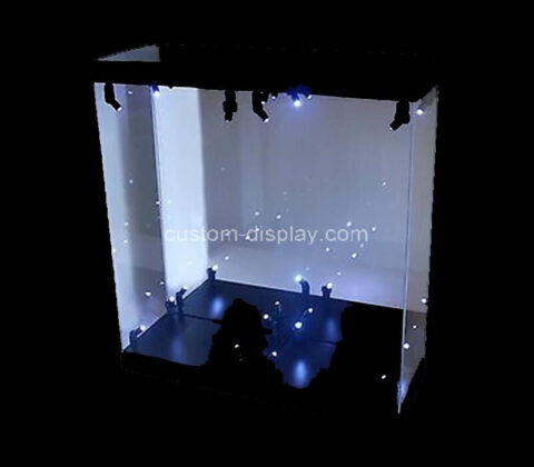 Custom display box with light