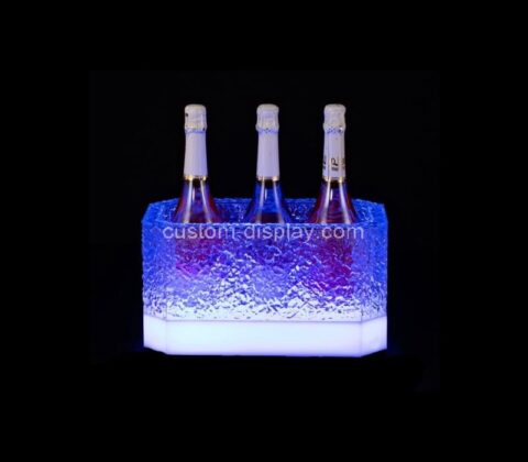 Custom bar luminous ice bucket led luminous champagne bucket