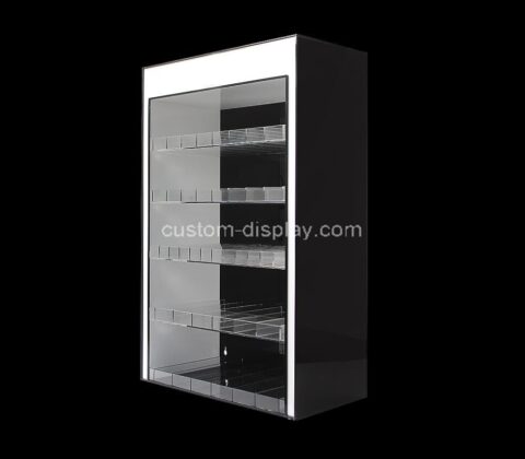 Custom lit curio cabinet
