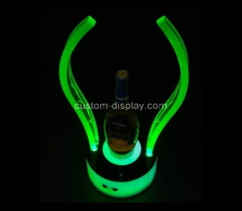 Custom acrylic light display stand led bar ktv bartender bottle display shelf