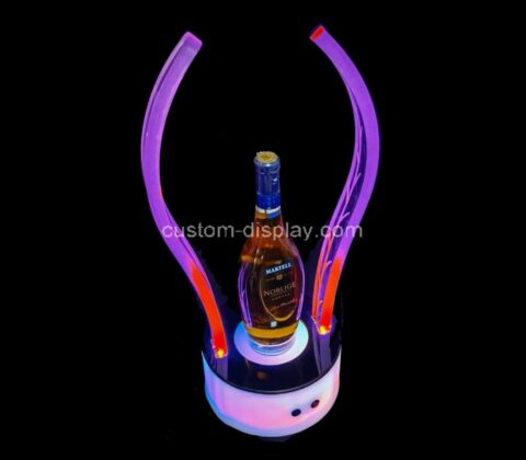 Custom acrylic led bar ktv wine bottle display stand