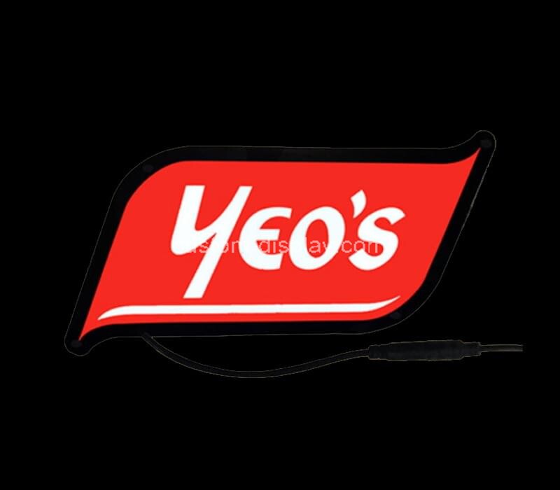 Custom acrylic led brand sign luminous logo sign