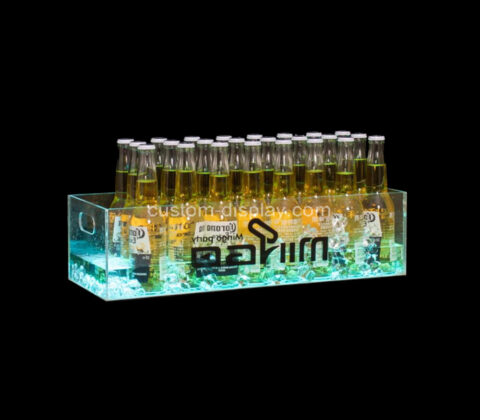 Custom acrylic luminous binaural ice bucket props for wine