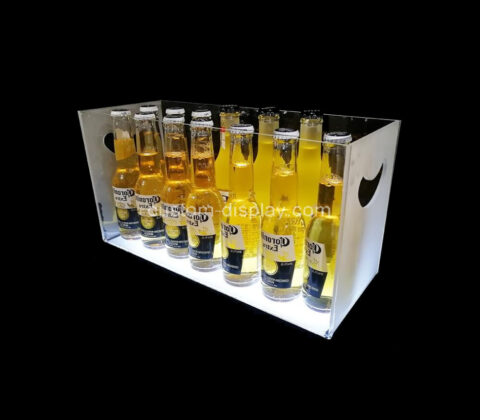 Custom acrylic light champagne ice bucket