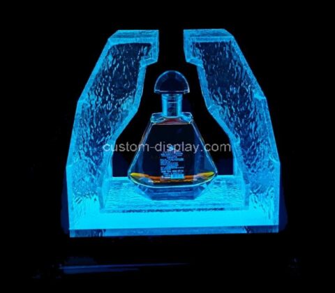 Custom acrylic bar KTV luminous led champagne liquor bottle display rack