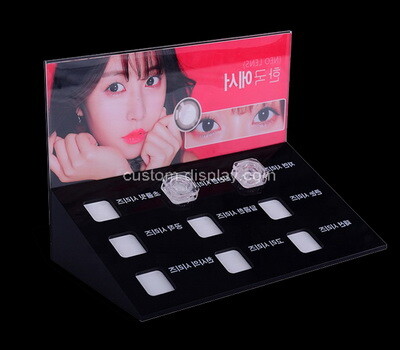 OEM customize contact lenses case display rack contact lens display stand