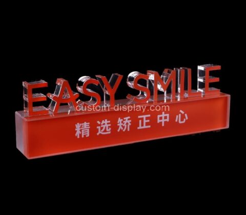 OEM custom laser cutting acrylic advertising sign