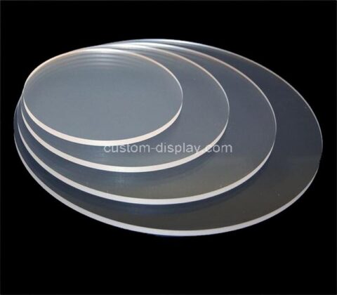 OEM custom laser cutting acrylic disks plexiglass circles perspex discs