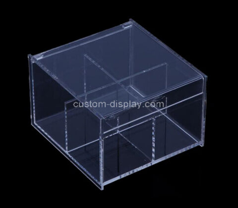 OEM supplier customized acrylic multi divider organizer box