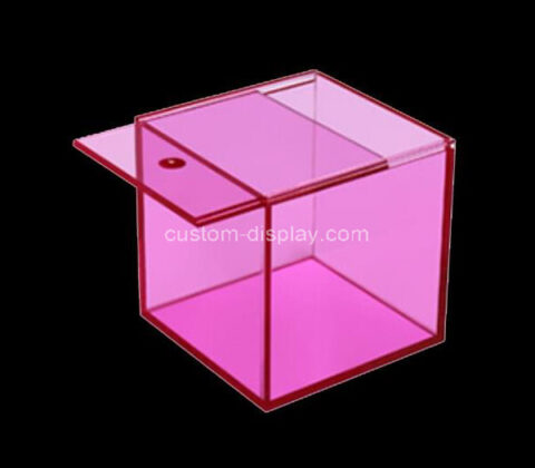 OEM supplier customized square acrylic sliding lid box